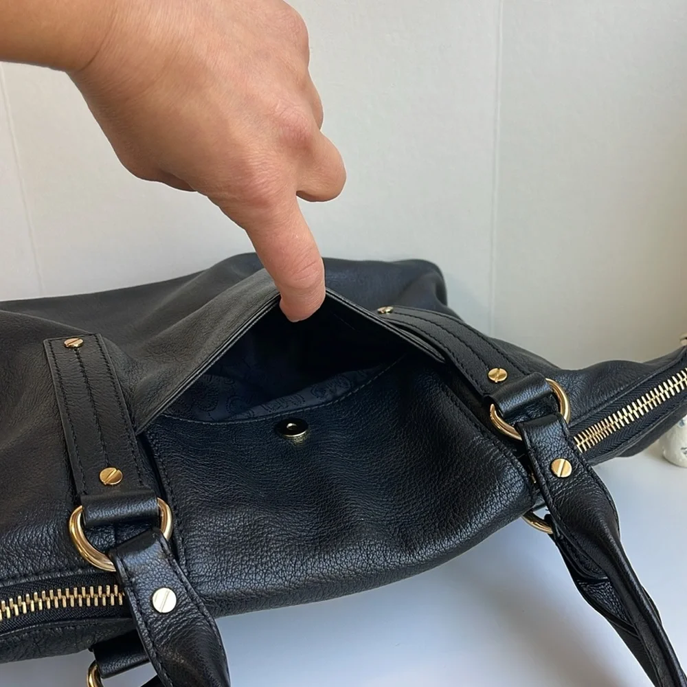 Michael Kors Genuine Leather Satchel Crossbody